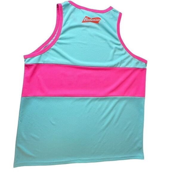 August 5, 2022 Chicago Cubs – Neon Pink & Blue Tank Top - Picture 4 of 9